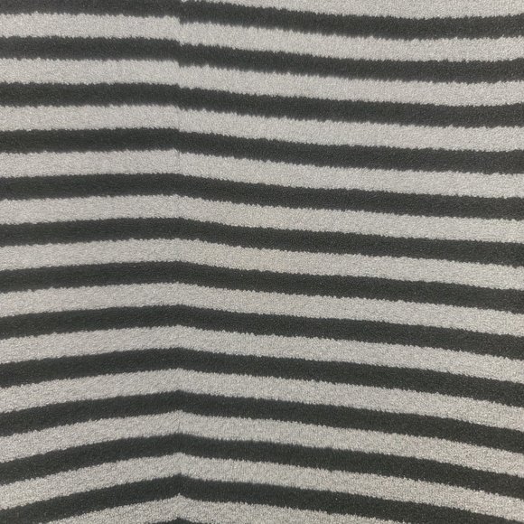 NICOLE Studio XXL Black & Grey Striped Stretchy Textured Women's Sleeveless Top - Picture 4 of 6